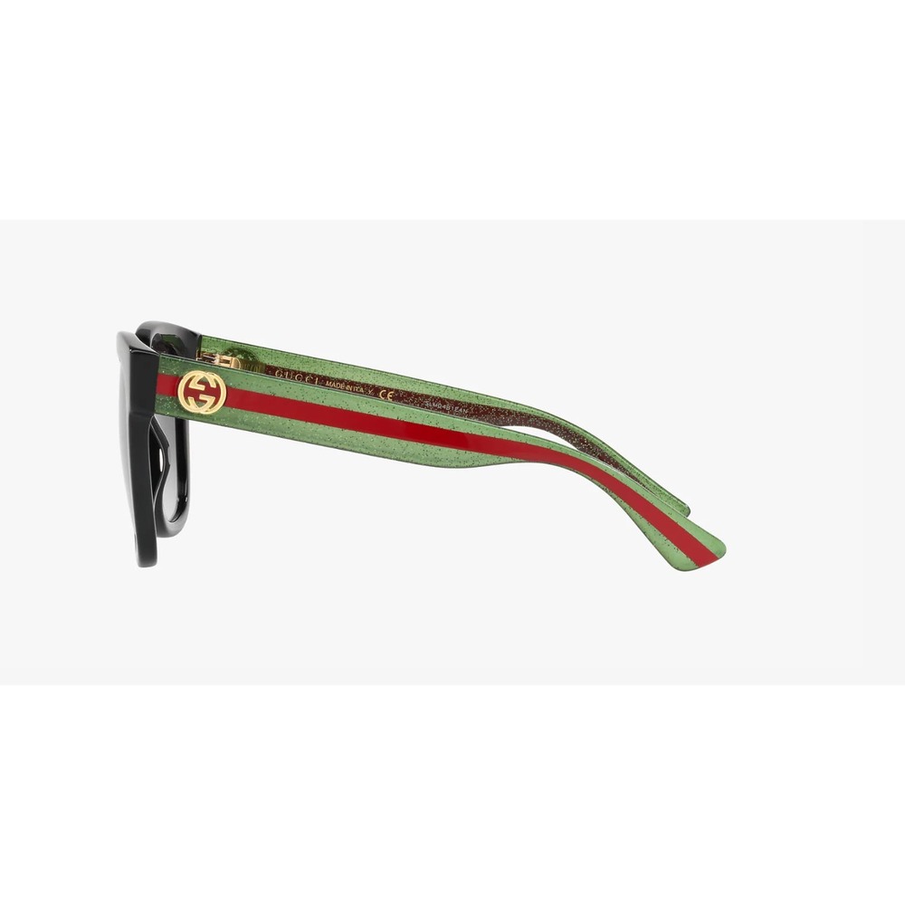 Gucci GG0034SN Glitter Black Women's Sunglasses - Picture 2 of 16